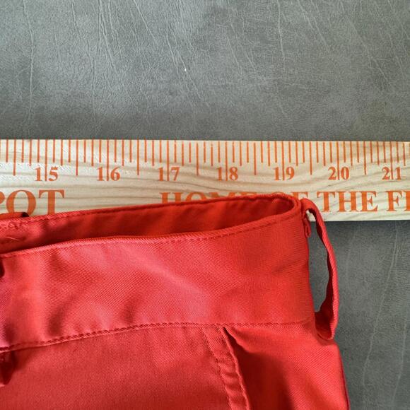 Nike Golf Pants Mens 38x33 Red/Orange Dri-FIT Stretch Flat Front Performance - Picture 9 of 16